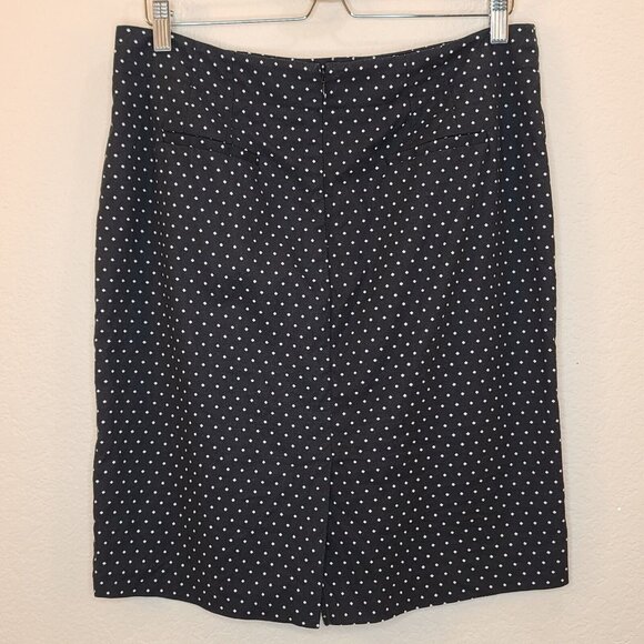 Rafaella Skirt Womens Size 10 Black White Diamond Print Pencil Career Office - Picture 7 of 12
